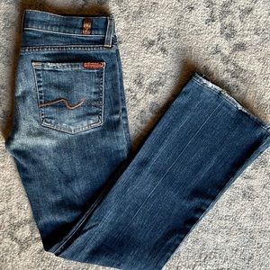 7 For All Mankind Flare Jean EUC Size 27